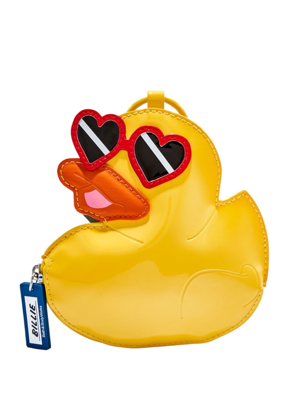 Bath & Body Works Billie The Duck Coin Purse & Blue Gingham Packable Tote